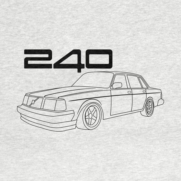 Volvo 244 - Black by LS Swap It